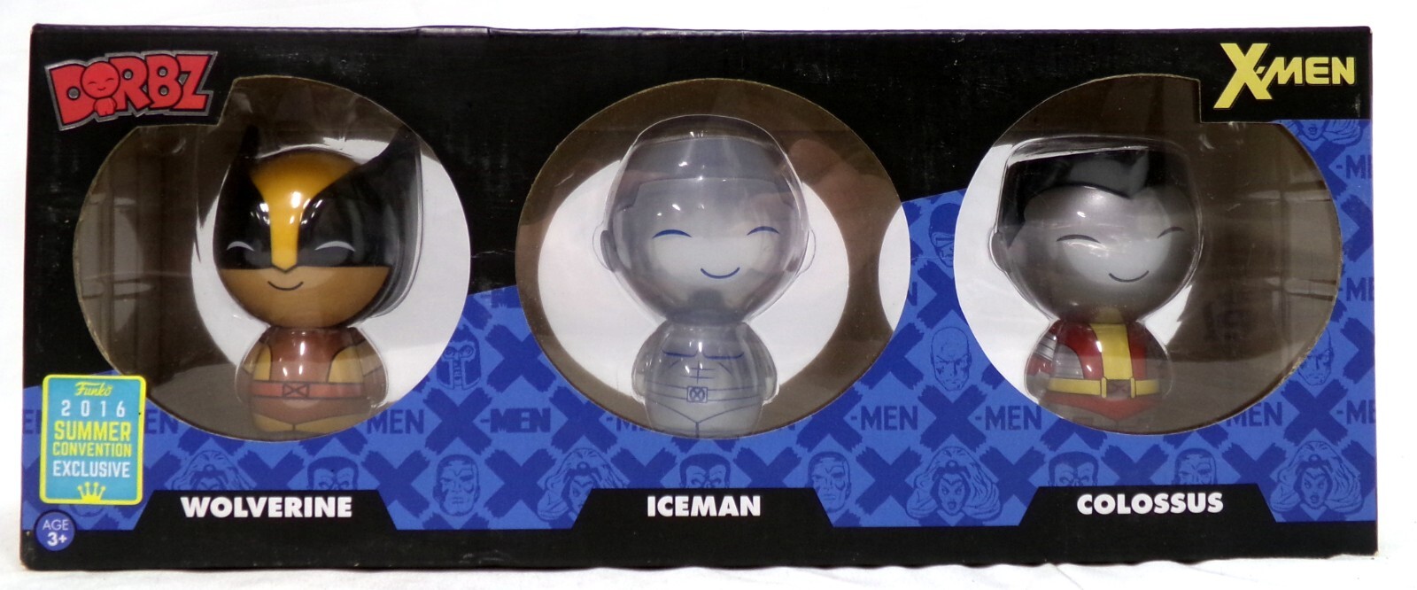 Funko Dorbz Marvel X-Men Wolverine Iceman & Colossus 2016 Funko Dorbz Marvel X-Men Wolverine Iceman & Colossus 2016