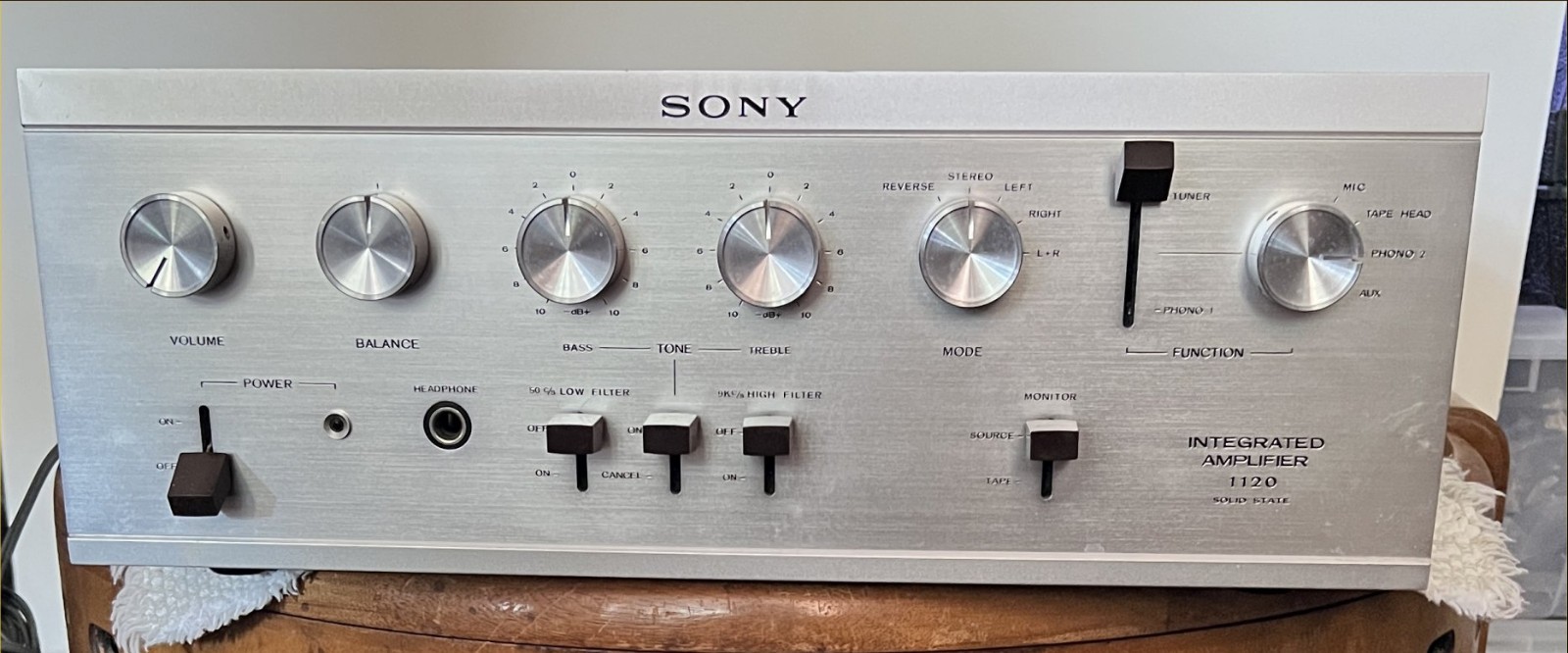 SONY　ステレオアンプ TA-1120F ジャンク SONY ステレオアンプ TA-1120F ジャンク SONY ステレオアンプ TA