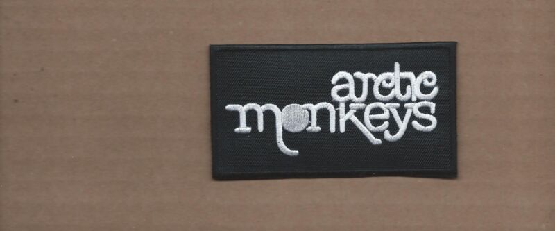 NEW 2 X 3 3/4 INCH ARCTIC MONKEYS IRON ON PATCH FREE SHIPPING