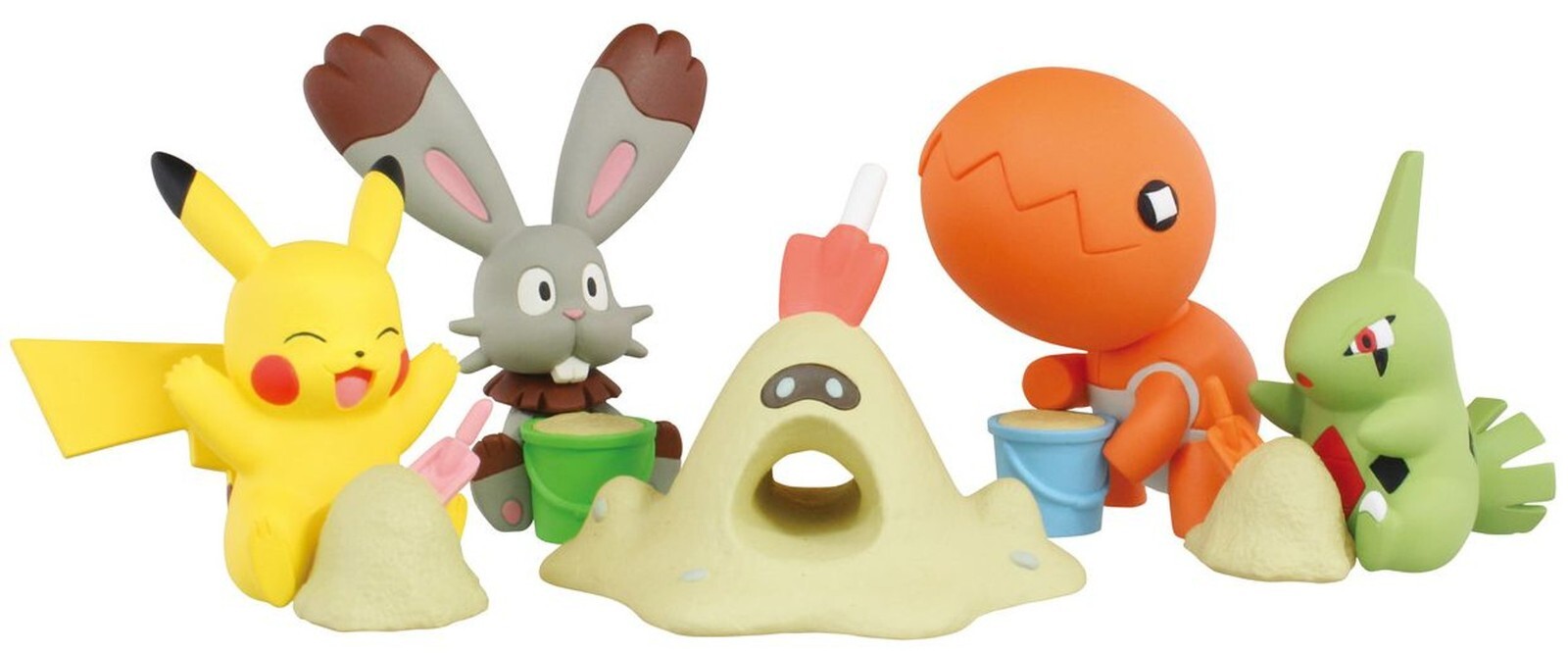 POKEMON mini Figure MSM#1 Complete 5 Set Pikachu etc TAKARA
