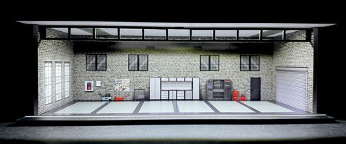 ☆ Diorama Hanger LB Ver.2 Gundam Hanger Diorama Set Painted