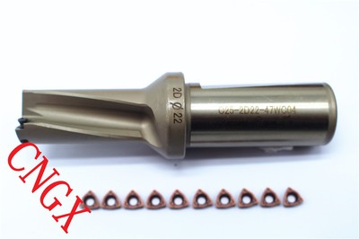 New C25-2D22(φ7/8'')-47 WC04 U drill indexable drill+10P WCMX040208-FN P8511