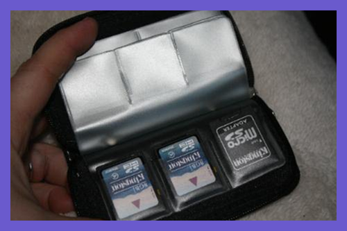 22 Slots Case Pouch Holder For Memory Card Sd Card.Memory Carrying 1 Pack