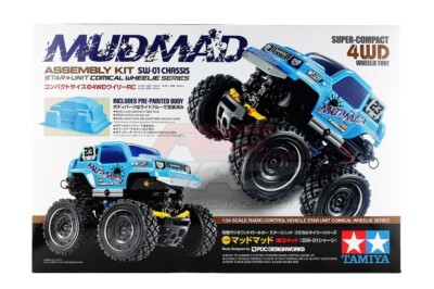 Tamiya 57412 1/24 RC 4WD Wheelie SW01 Chassis MudMad Mini