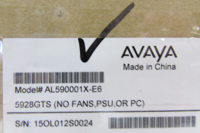 New! Avaya AL590001X-E6 5928GTS Ethernet Routing Switch No PSU, No Fans