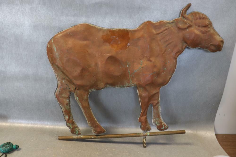 Cow Bull weather vane WEATHERVANE copper 30
