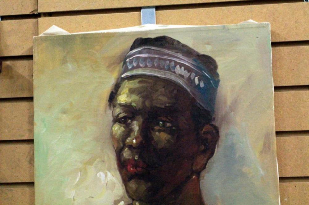 Newton, Kenneth (1933-1984) mid-century portret RARE