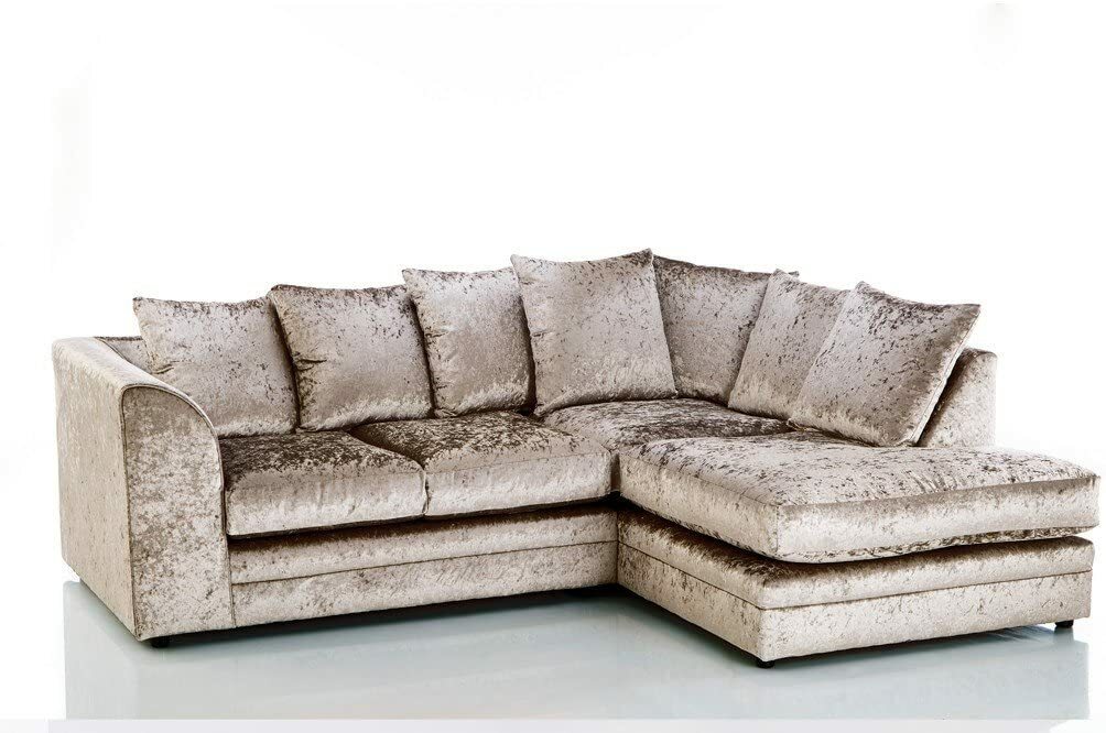 Crushed Velvet Sofa 3+2 Sofa or corner suite in Crawley, West Sussex