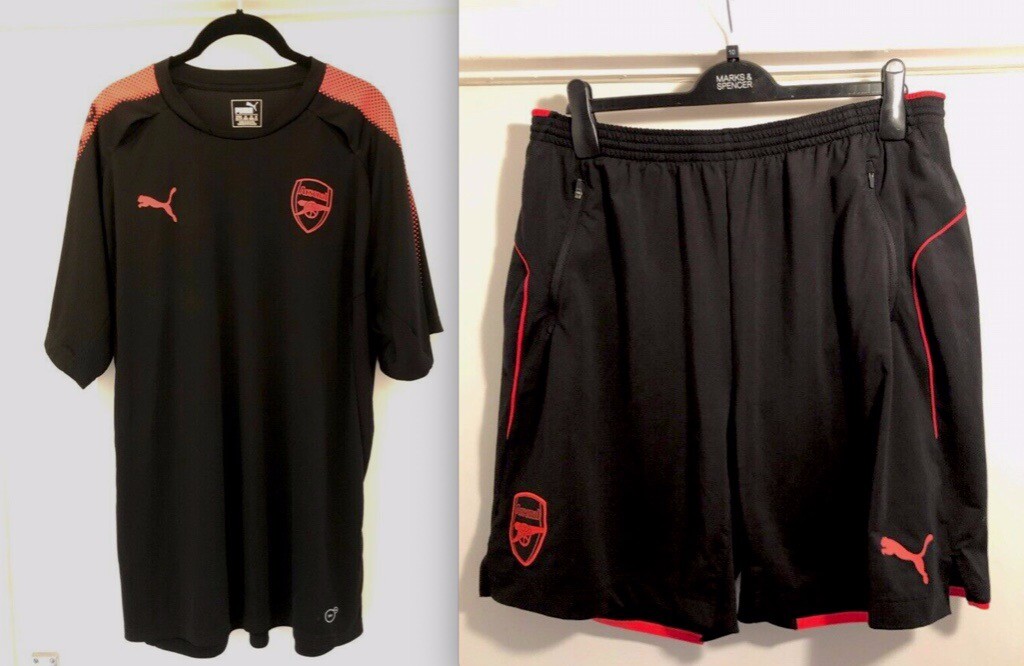 arsenal training kit shorts