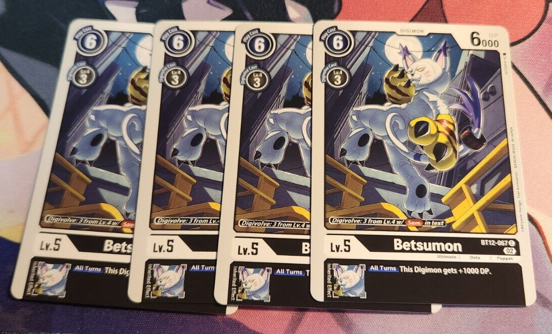 SLOMON team 100 
スノーボード ビンディング付き x4 Digimon Across Time BETSUMON Black BT12-067 Common | eBay