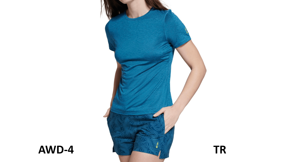 Bass Outdoor Women' Cross Performance Base Layer T-Shirt, Storm Blue, Size Small
