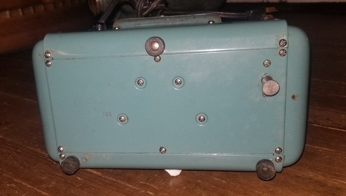 Vintage Arvin Space Heater Steampunk Teal Turquoise Rare Works