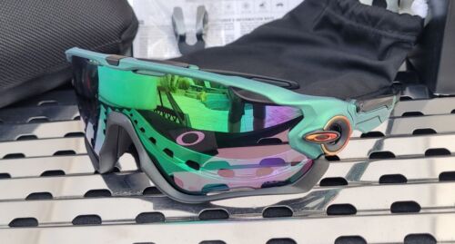 Pre-owned Oakley Jawbreaker 9290-7731 Sunglasses Spectrum Gamma Green W/ Prizm Rd Jade