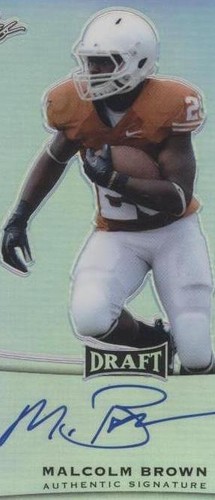 2015 Leaf Metal Draft Malcolm Brown #BA-MB1