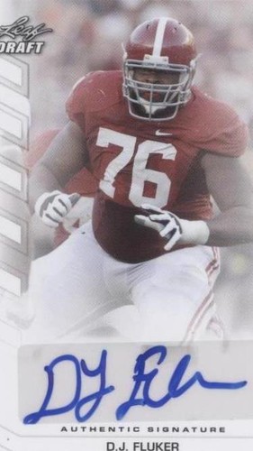 2013 Leaf Draft D.J. Fluker #BA-DJF
