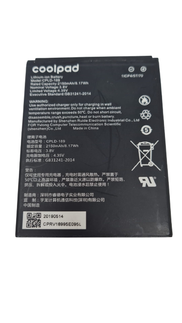 Battery CPLD-189 For Coolpad Legacy Go 3310A Illumina 3310 Original Replacement