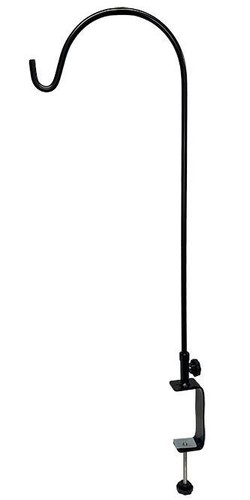 Erva Deck Rail Hanger with Extra Large Clamp-Black