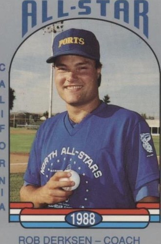 1988 Cal League California League All-Stars - Rob Derksen #18