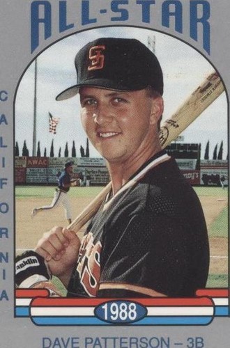 1988 Cal League California League All-Stars - Dave Patterson #1