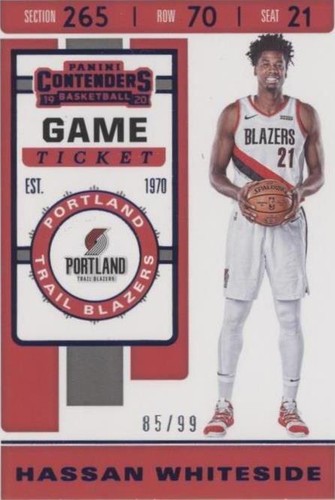 2019-20 Panini Contenders - Hassan Whiteside #36