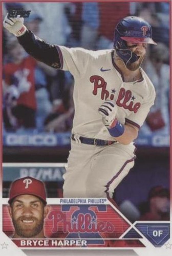 2023 Topps Series 1 BRYCE HARPER Baseball Card #3