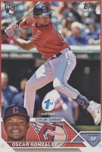 2023 Topps Series 1 1st Edition - Oscar Gonzalez #119