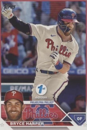 2023 Topps Series 1 1st Edition - Bryce Harper #3