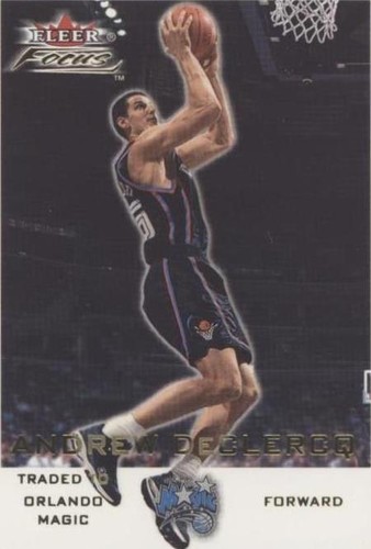 2000-01 Fleer Focus - Andrew DeClercq #73
