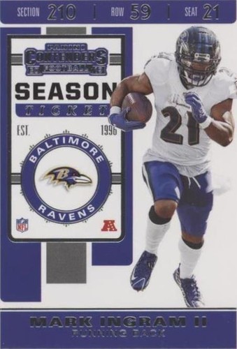 2019 Panini Contenders Mark Ingram #17