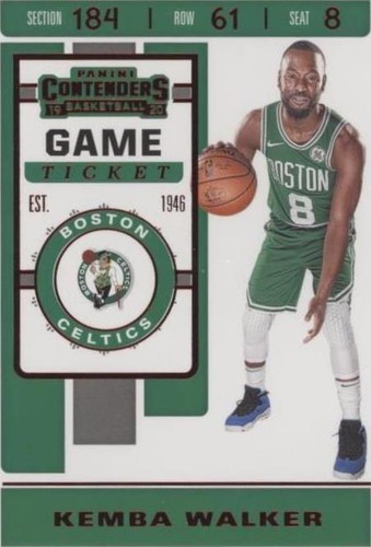 2019-20 Panini Contenders - Kemba Walker #56