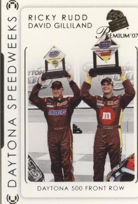 2007 Press Pass Premium - David Gilliland Ricky Rudd #47