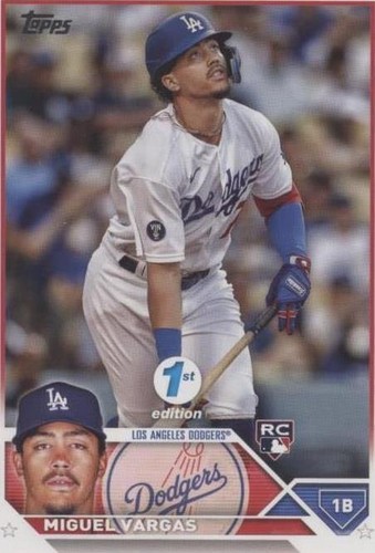2023 Topps Series 1 1st Edition - Miguel Vargas #163
