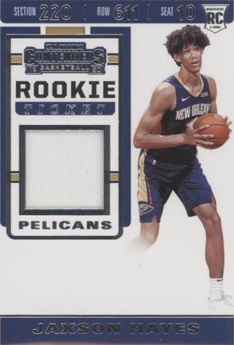 2019-20 Panini Contenders - Jaxson Hayes #RTS-JXH