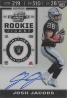 2019 Panini Contenders Optic Josh Jacobs #124