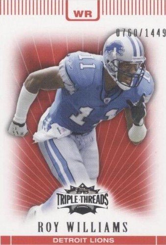 2007 Topps Triple Threads Roy Williams #60