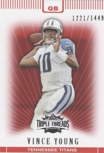 2007 Topps Triple Threads Vince Young #9