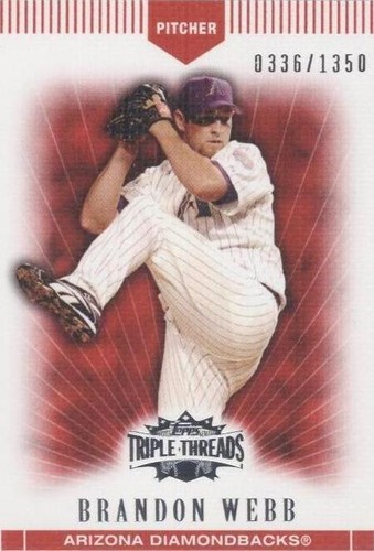 2007 Topps Triple Threads - Brandon Webb #51