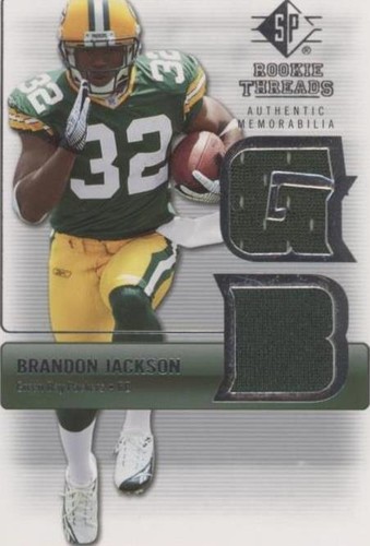 2007 SP Rookie Threads Brandon Jackson #RT-BJ