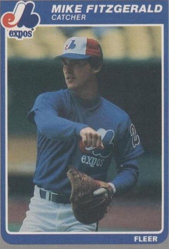 1985 Fleer Update - Mike Fitzgerald #U-41