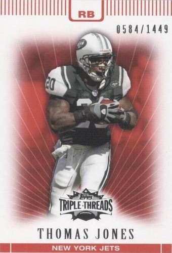 2007 Topps Triple Threads Thomas Jones #40