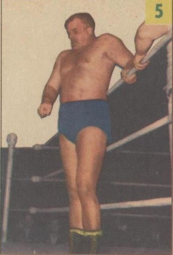 1955-56 Parkhurst Wrestling - Hans Hermann #5