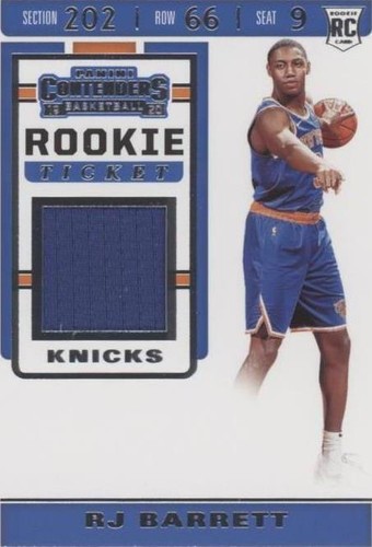 2019-20 Panini Contenders - RJ Barrett #RTS-RJB