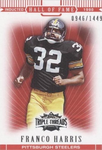 2007 Topps Triple Threads Franco Harris #90