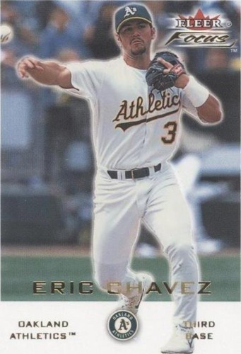 2001 Fleer Focus - Eric Chavez #72