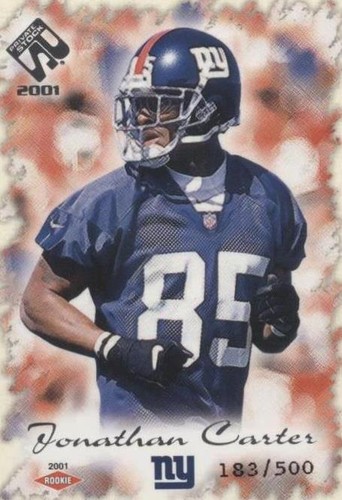 2001 Pacific Private Stock Jonathan Carter #144