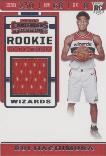 2019-20 Panini Contenders - Rui Hachimura #RTS-RHM