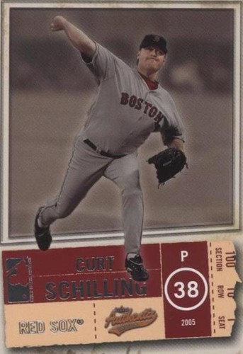 2005 Fleer Authentix - Curt Schilling #75