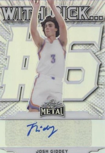2021-22 Leaf Metal - Josh Giddey #WP-JG1