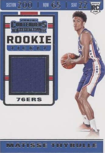 2019-20 Panini Contenders - Matisse Thybulle #RTS-MTH
