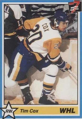 1990-91 7th Inning Sketch WHL - Tim Cox #91